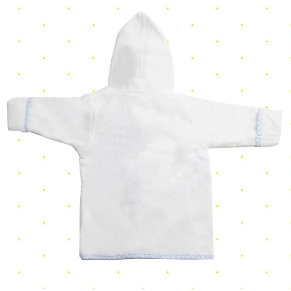 Blue Whale Bathrobe With Booties Perfect for Baby